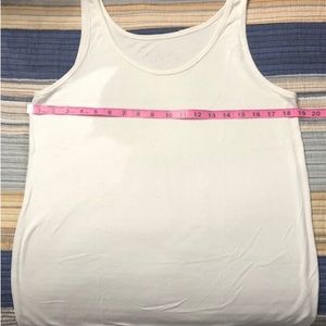3 for $20 AVA-VIV White sleeveless cotton tank top XL UC